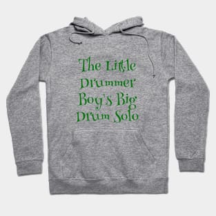 Rhythmic Revelry: Drummer Boy's Solo Hoodie